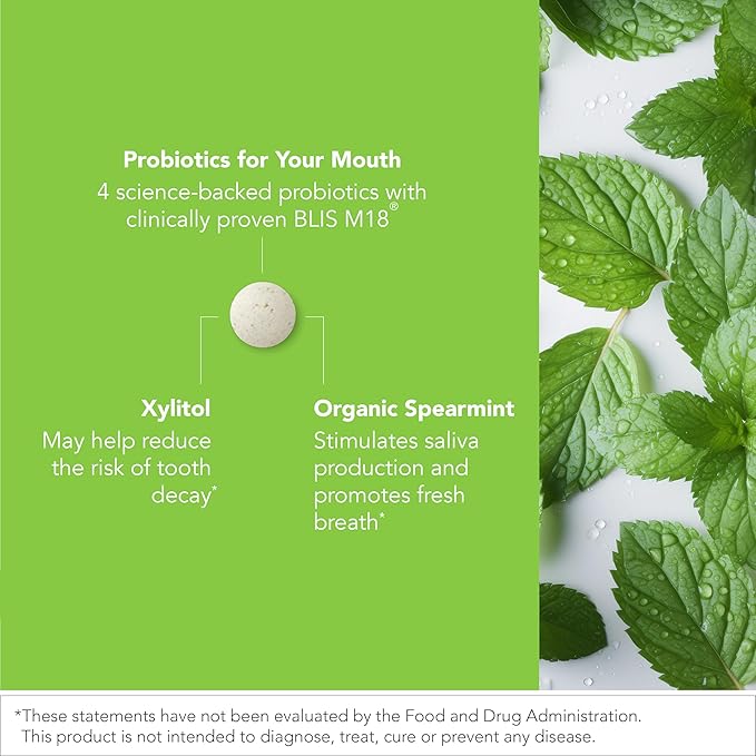 Dentalflora Oral Probiotic by Biocidin (30 Mint