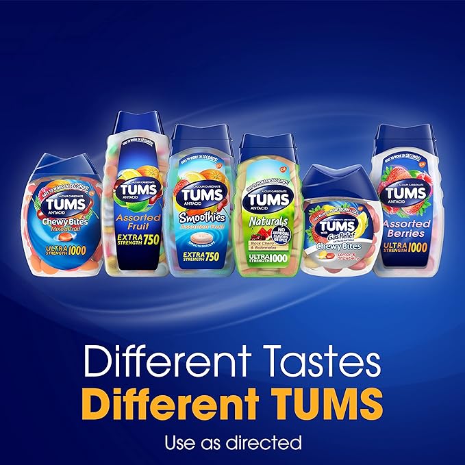 TUMS Chewy Bites Antacid Tablets 32 Count