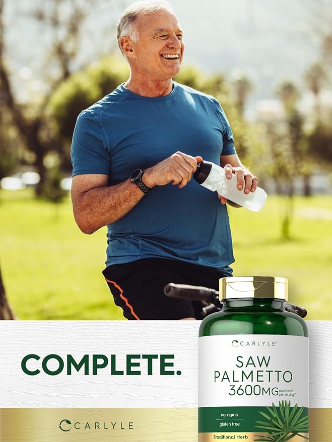 Carlyle Saw Palmetto Extract 3600mg | 250 Capsules
