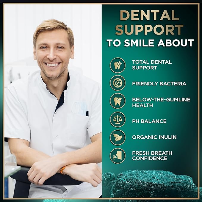 Oral Probiotics for Mouth Bad Breath - Dental Probiotics for Teeth and Gums - 3 Billion CFU Advanced Bad Breath Treatment for Mouth Health - 90 Prebiotic and Probiotic Lactobacillus Salivarius Tablets