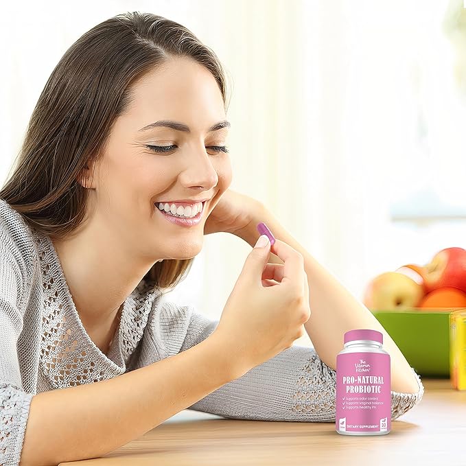 Vaginal Probiotics for Women- 5 Billion CFU Probiotic for pH Balance- Promote Healthy Vaginal Odor & Vaginal Flora- Non-GMO, Women's Vaginal Health Supplement (30 Servings)