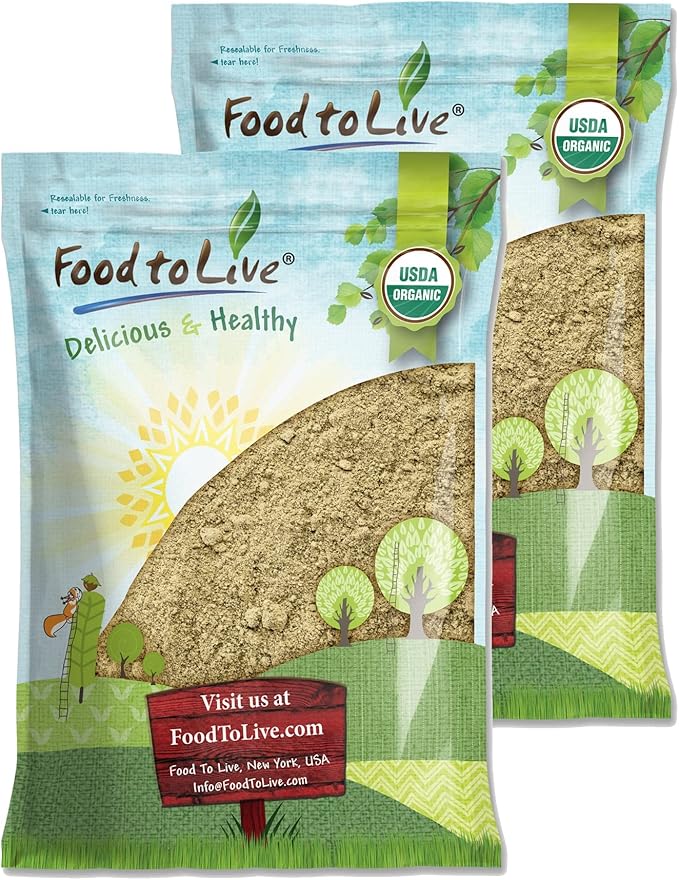 Food to Live Organic Hemp Protein 16 Pounds 50% Protein,