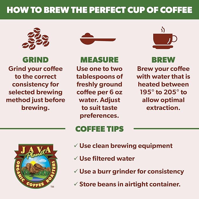 Java Planet Organic, Sumatra Single Origin Dark Roast, Smooth Full Flavored Organic Coffee Beans, Low Acid, Whole Bean Coffee Two 1LB Bags