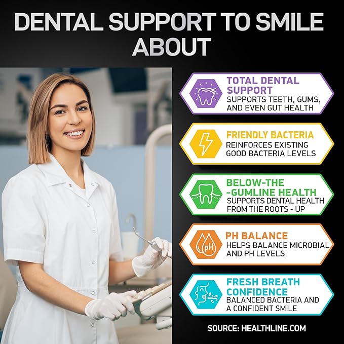 Dental Probiotics For Bad Breath & 90 Tablets