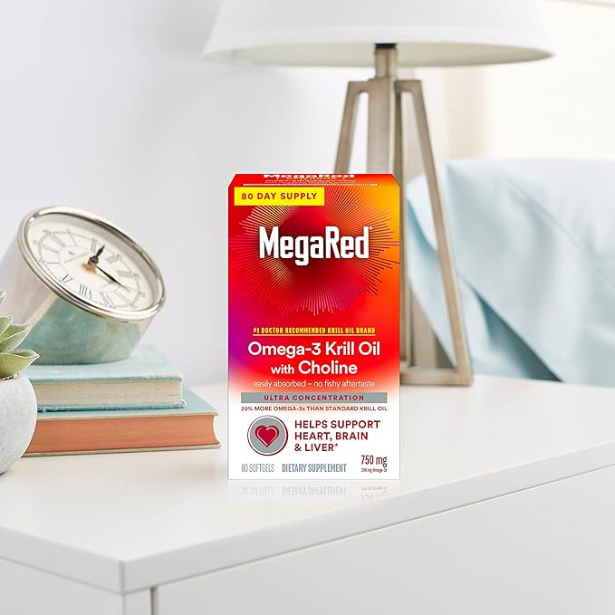 MegaRed Krill Oil 750mg Omega 3 1 Dr 80 Softgels (1)