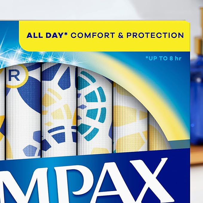 Tampax Pearl Tampons Super Plus Absorbency, 50 Count 4), 100 100 Count