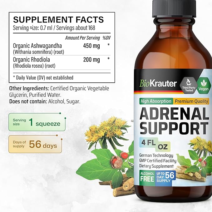 Adrenal Support Tincture 4 Fl.Oz.