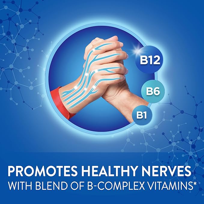 Nervive Nerve Health, with Alpha Lipoic Acid, to Fortify Nerve Health and Function in Fingers, Hands, Toes, & Feet*, ALA, Vitamins B12, B6, & B1, 30 Tablets (Packaging May Vary)