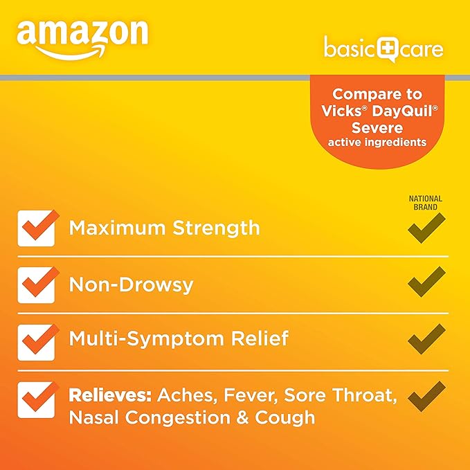 Amazon Basic Care Severe Daytime Cold 8 fl 1)