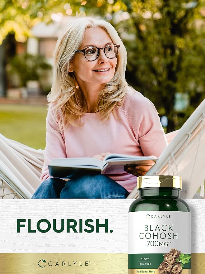 Carlyle Black Cohosh Capsules 700mg | 300 Count