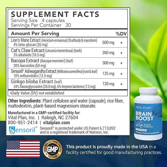 Brain Boost Supplement by Dr. Bill