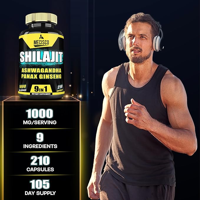 9in1 Shilajit Pure Himalayan Organic 210 Capsules