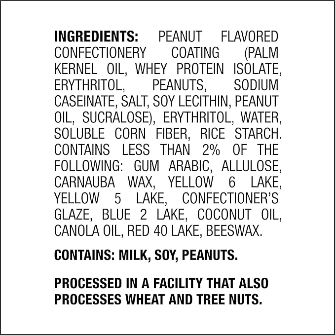 Quest Nutrition Coated Candies, Peanut Butter, 1g Sugar, 10g Protein, 4g Net Carbs, Gluten Free, Keto Friendly, 12 Count