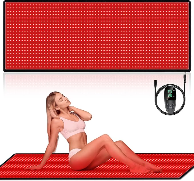 Red Light Therapy for Body: Red 1280 LEDs 660nm Red 850nm Near 71 * 31 Inch