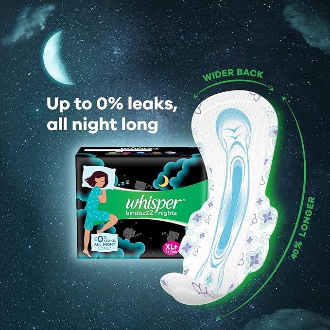 Whisper Bindazzz Nights Koala Soft Sanitary 4 Napkins
