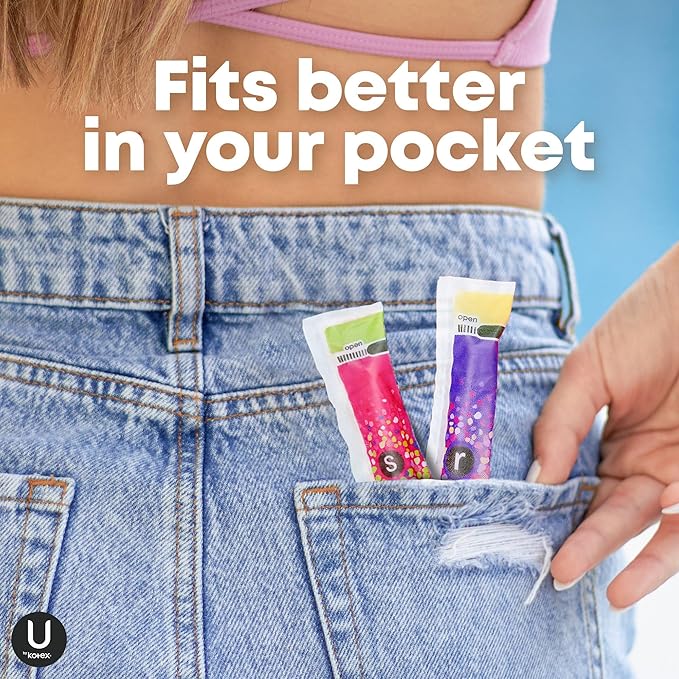 U by Kotex Click Multipack Tampons, 180 Count (6 Packs 30) (Packaging