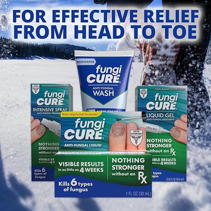 FUNGICURE Intensive Spray, Antifungal Treatment, Kills 6 Types 2 Fl 1)