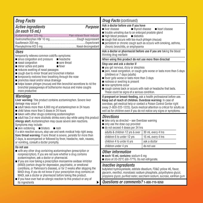 Amazon Basic Care Severe Daytime Cold 8 fl 1)