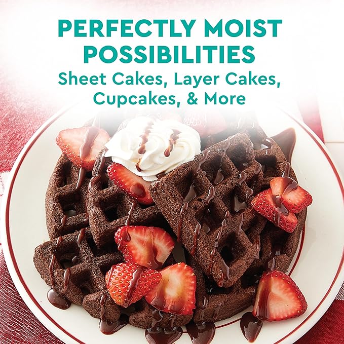 Duncan Hines Classic Cake Mix, Dark Chocolate Fudge, 15.25 oz