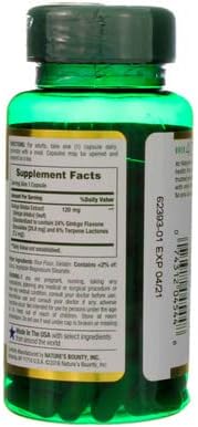 Nature's Bounty Ginkgo Biloba 120 mg 100 Capsules, 2