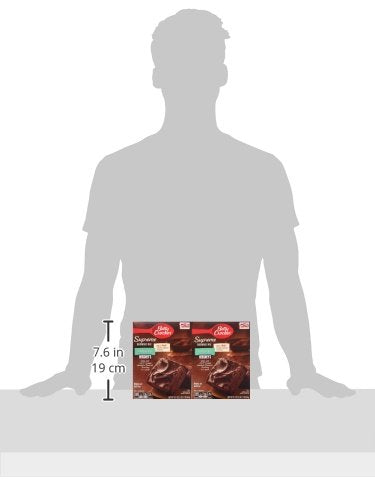 Betty Crocker Delights Supreme Frosted Brownie Mix, 19.1 oz. (Pack of 12)