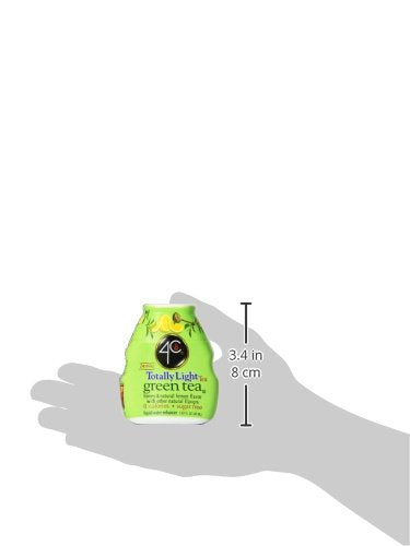 4C Sugar Free Liquid Water Enhancer, Premium Natural Flavors, 0 Calorie Drops (Green Tea, 1 Pack)