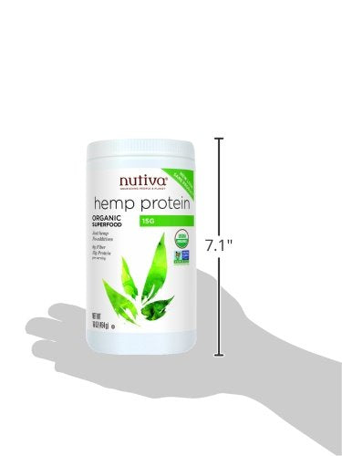 Nutiva Organic Cold-Pressed Raw Hemp Seed 16 Oz, 30 Approved,