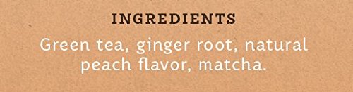 Stash Tea Ginger Peach Green Tea - Caffeinated, Non-GMO Project Verified Premium Tea with No Artificial Ingredients, 18 Count (Pack of 6) - 108 Bags Total
