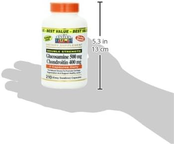 21st Century Glucosamine Chondroitin 500/400mg 210 Count