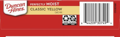 Duncan Hines Classic Cake Mix, Yellow, 15.25 oz (Pack of 5)