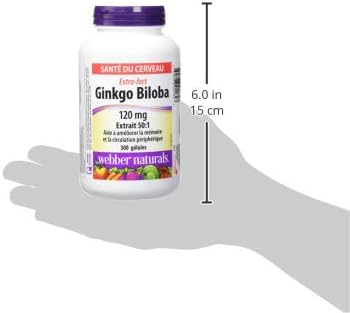 webber naturals Ginkgo Biloba 120mg 300