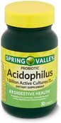 Spring Valley Probiotic Acidophilus Dietary Supplement, 30 Count