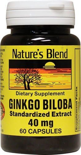Ginkgo Biloba 40 mg 60 Caps