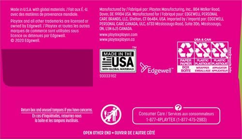 Playtex Sport Tampons, Super Plus Absorbency, Fragrance-Free 36ct