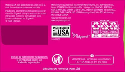 Playtex Sport Tampons, Super Plus Absorbency, Fragrance-Free 36ct