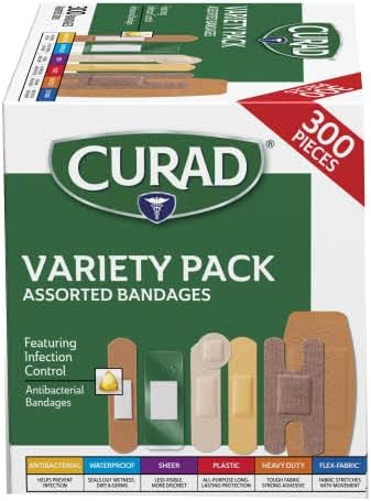 Curad Assorted Bandages Variety Pack 300