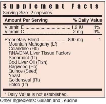 Systemic Formulas L 60 Capsules #60. Liver