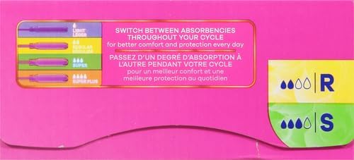 Tampax Radiant Tampons Multipack with Leakguard 28 Count 2)