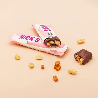 NICKS Keto Chocolate Candy Bars Variety Pack, No Added Sugar, Coconut, Gluten Free Sweets Low carb Candy Snack Bar (Multipack 15x40g)