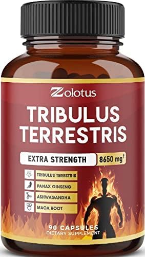 Zolotus Tribulus Terrestris, 8650mg Per Capsule, 3 Months