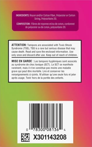 Playtex Sport Tampons, Super Plus Absorbency, Fragrance-Free 36ct