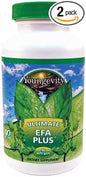 Youngevity Ultimate EFA Plus – Essential Fatty Acids, 90 Soft Gels – Balanced Fish Oil Formula for Heart, Brain, Joint, Skin Health – Omega-3, Omega-6, Omega-9 Supplement for Optimal Health Support