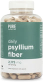 Daily Psyllium Husk Fiber Supplement by 2,175mg Per 250 Capsules