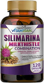 Milk Thistle silimarina with Dandelion, Fennel. 120 Capsules