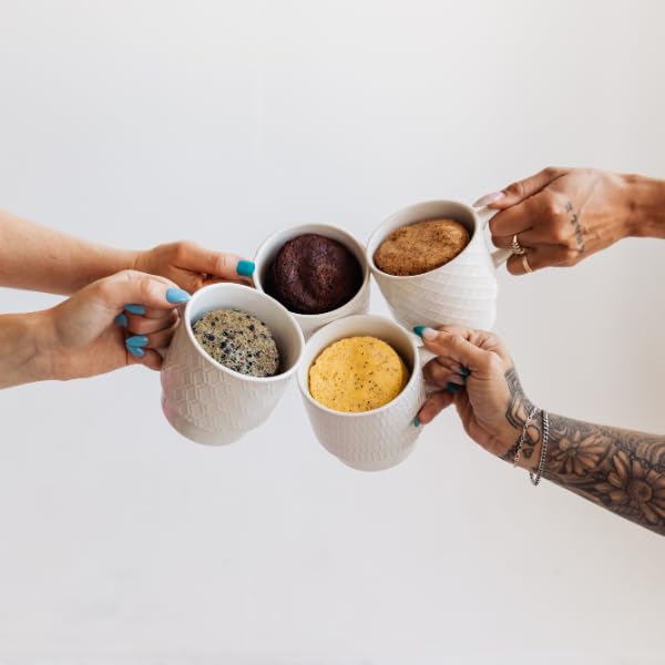 Sweet Logic Keto Dessert Mug Cake Mixes - Lemon Poppyseed - Low Sugar - Gluten-Free - Low Carb - Diabetic-Friendly Sweets - Natural Ingredients - High Protein - Delicious Keto Treats (4 Pack)