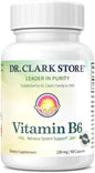 Dr. Clark Vitamin B6 Supplement, 230mg, 100 Capsules