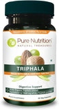 Pure Nutrition Triphala Extract 700mg. (Equivalent 1900mg Triphala 60 Days
