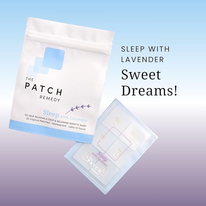 The Patch Remedy Sleep Patches with Lavender 30 Topical 12 Hours,