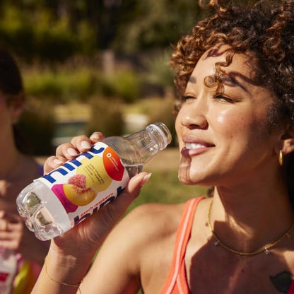 Hint Water Peach Raspberry, Pure Water Infused with Peaches & Raspberries, Zero Sugar, Zero Calories, Zero Sweeteners, Zero Preservatives, Zero Artificial Flavors, 16 Fl Oz (Pack of 12)