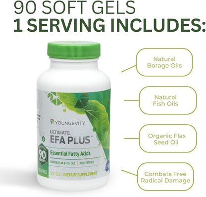 Ultimate EFA Plus by Youngevity, 90 soft gels